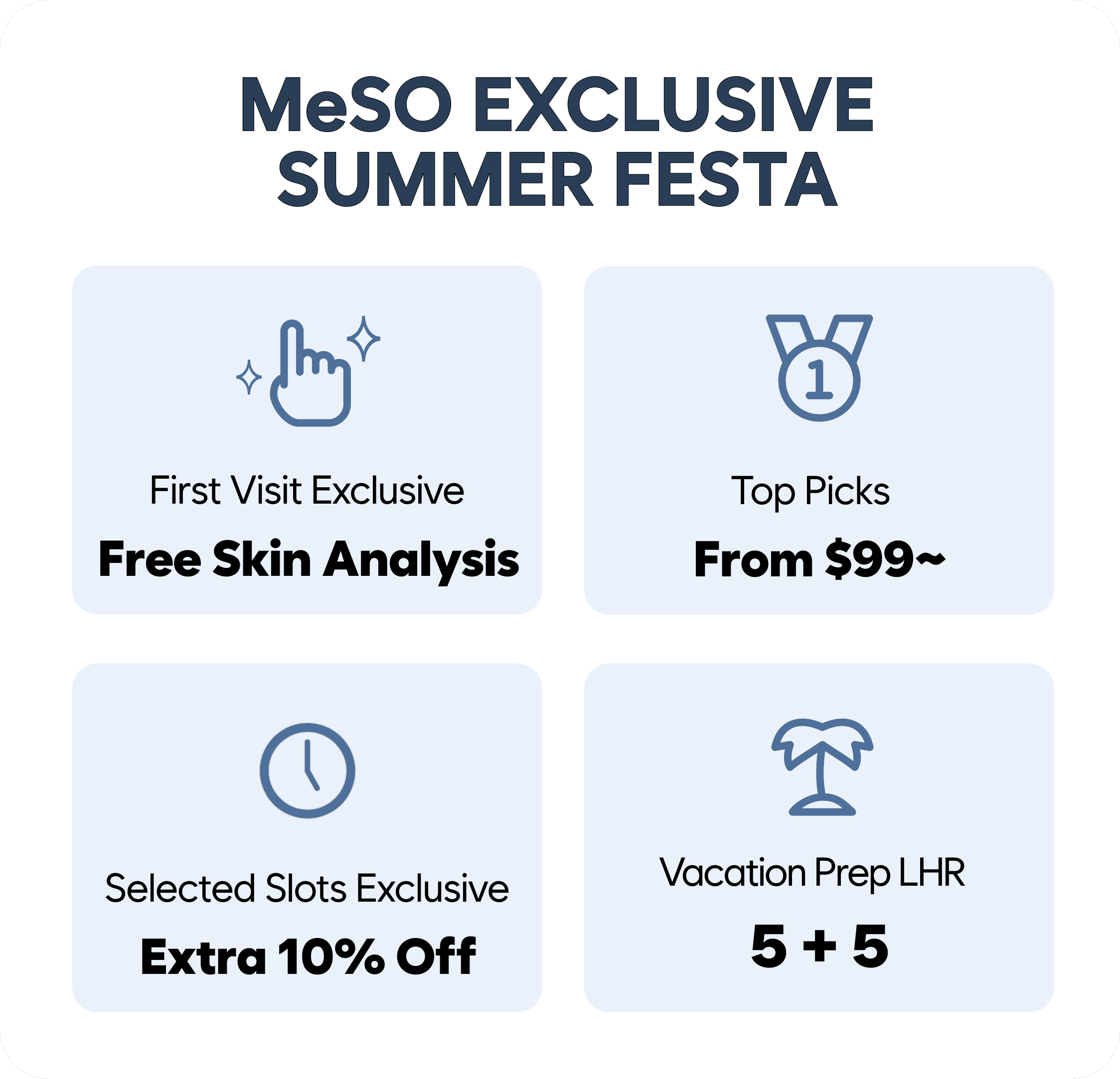 Enjoy Summer Festa at your nearest MeSO!